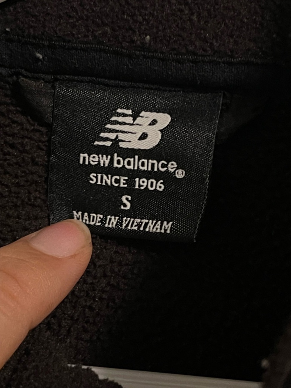 New Balance Black Full-Zip Performance Fleece Jacket - Picture 3 of 4